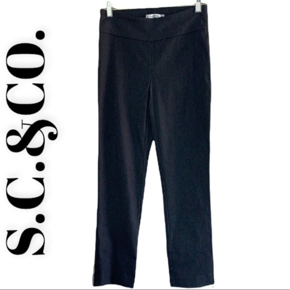 S.C.&Co Salt And Pepper Pull Over Stretchy Pants Size 4